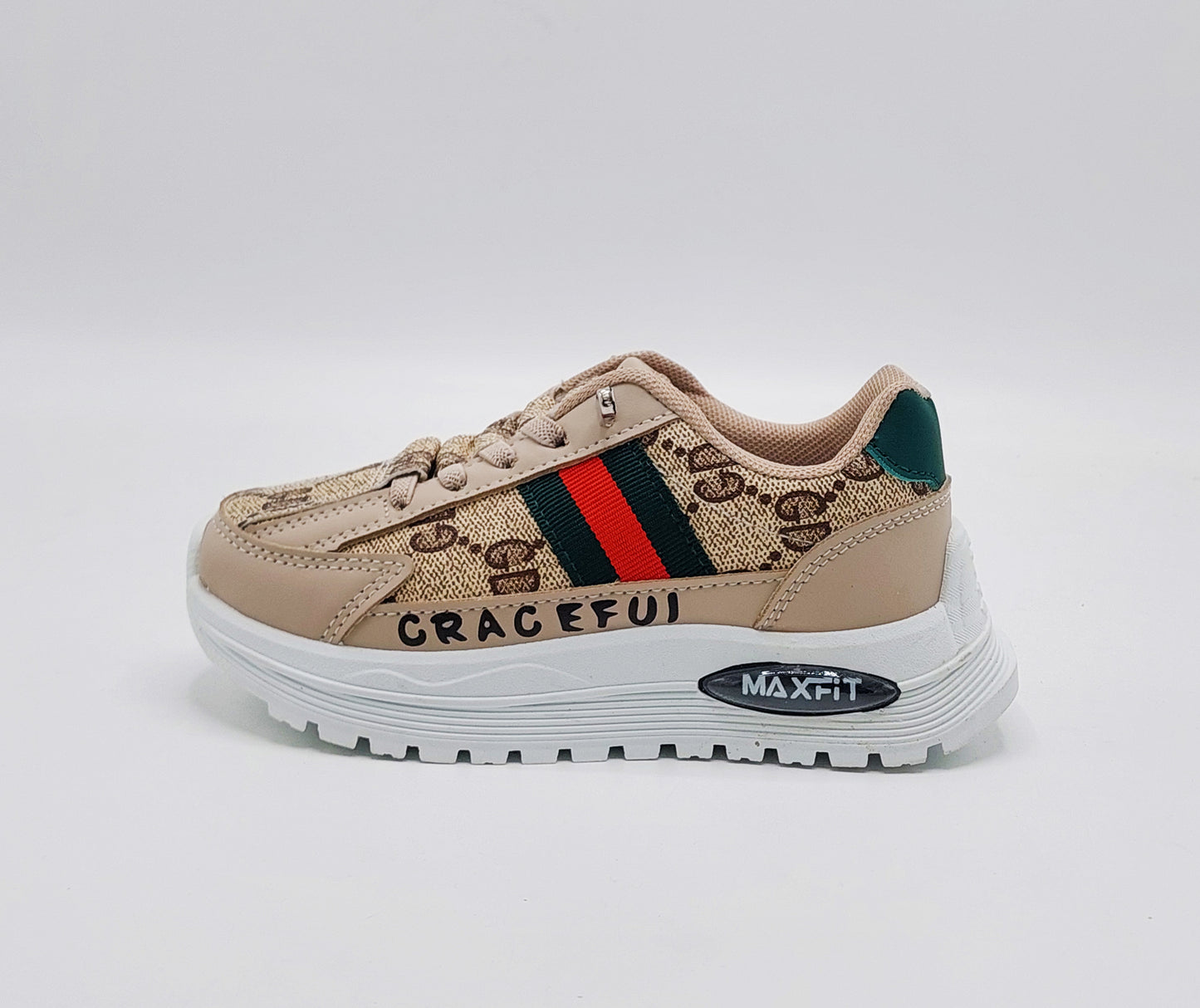 Premium Quality Trendy Look Sneakers for Kids - MFT06 (Brown)