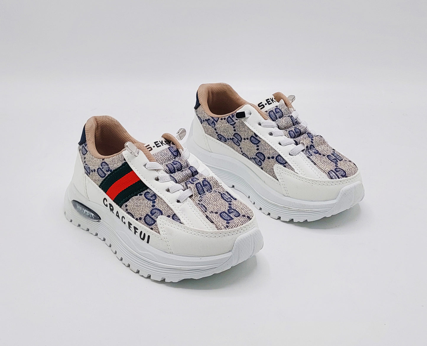 Premium Quality Trendy Look Sneakers for Kids - MFT06 (White)