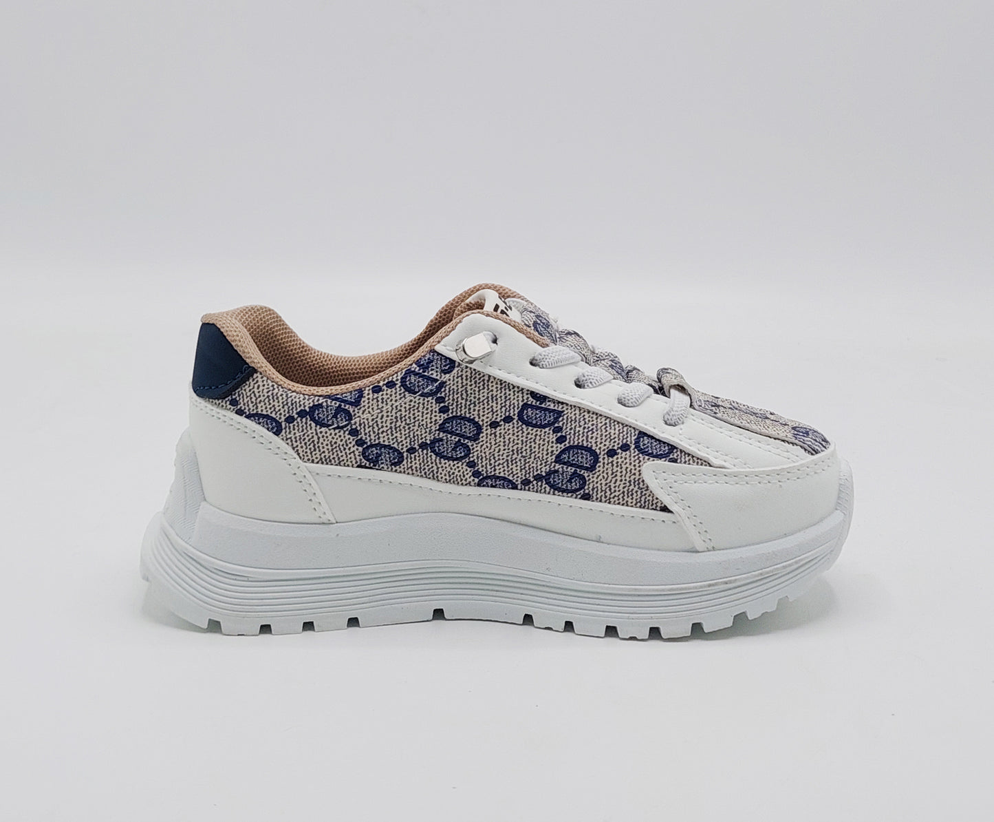 Premium Quality Trendy Look Sneakers for Kids - MFT06 (White)