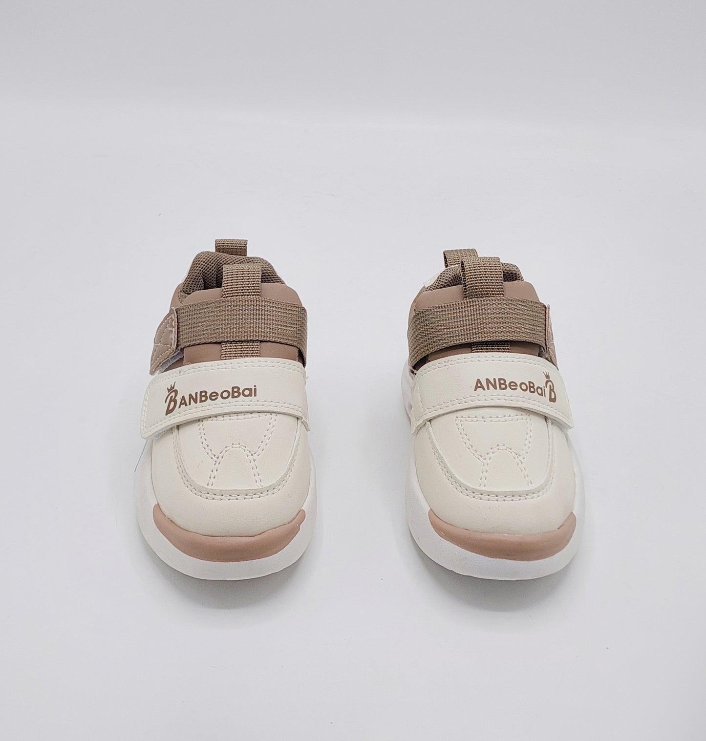 Lights in Sole Trendy Look Sneakers Shoes For Kids - AHS532 (Brown)