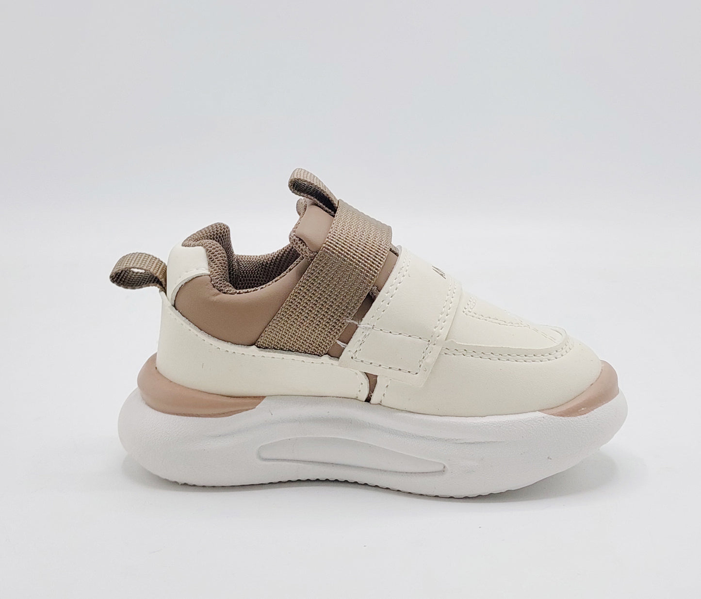 Lights in Sole Trendy Look Sneakers Shoes For Kids - AHS532 (Brown)