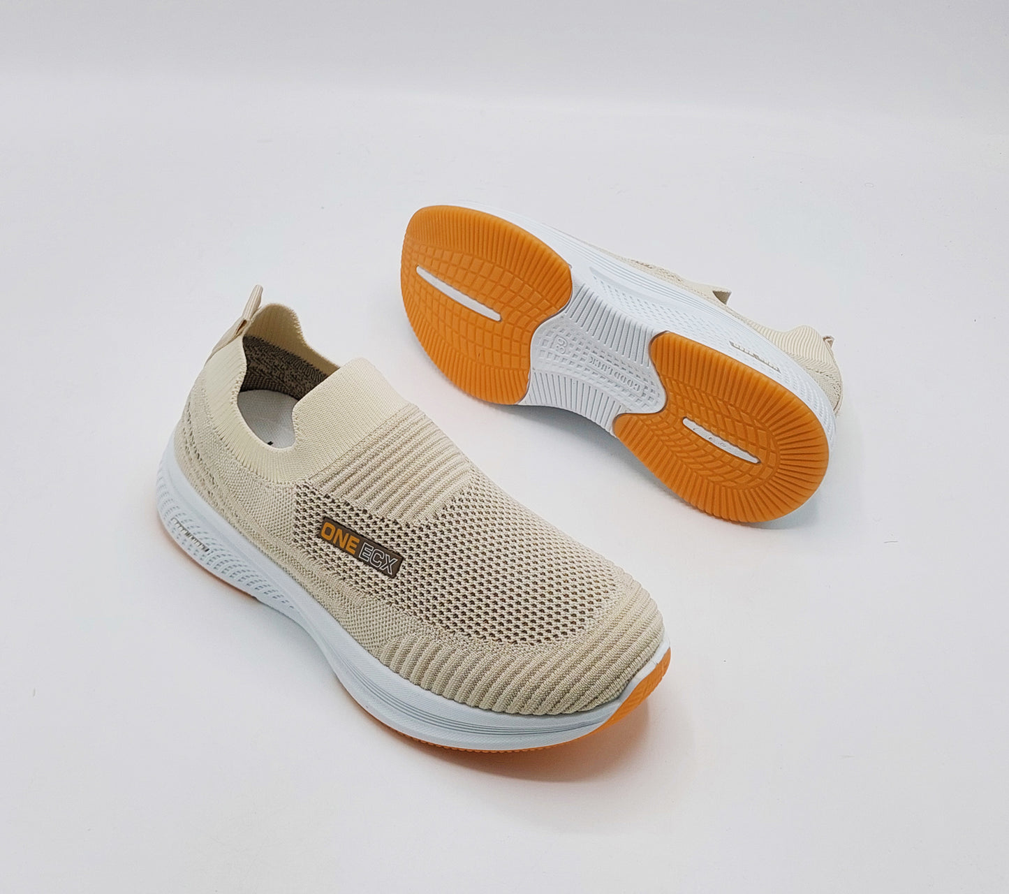 Premium Quality Soft Comfortable Sketchers Shoes for Men & Women - B196 (Beige)