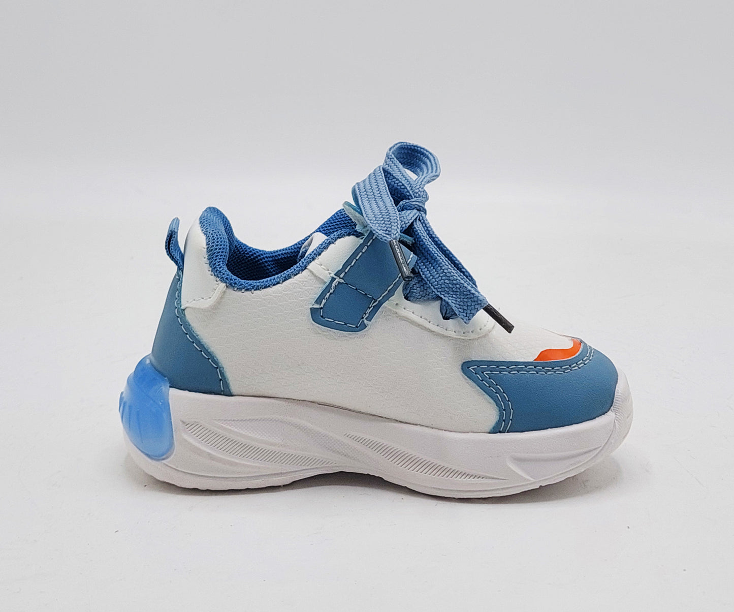 Lights in Sole Soft Sole Cute Design Shoes for Kids - YC102 (Blue)