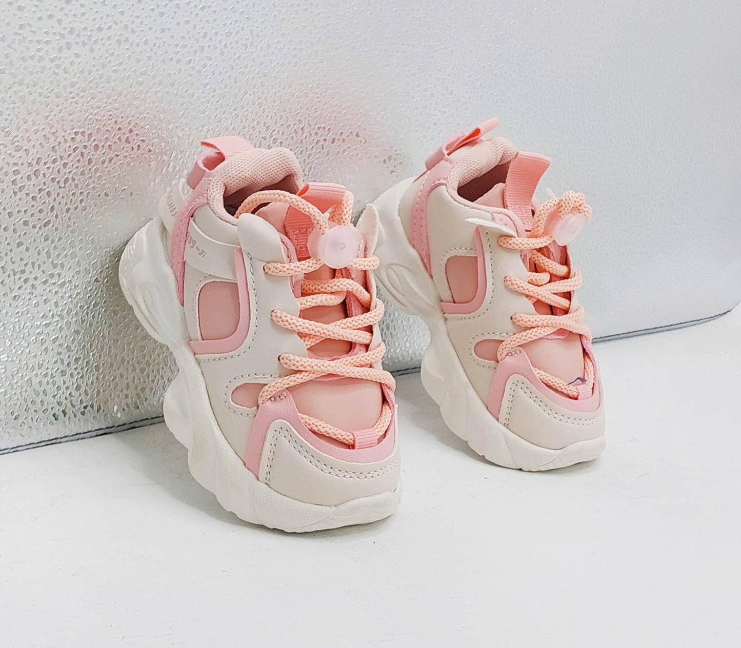 Infant's Soft Sole Trendy Look Sneakers Shoes for Kids - 003 (Pink)