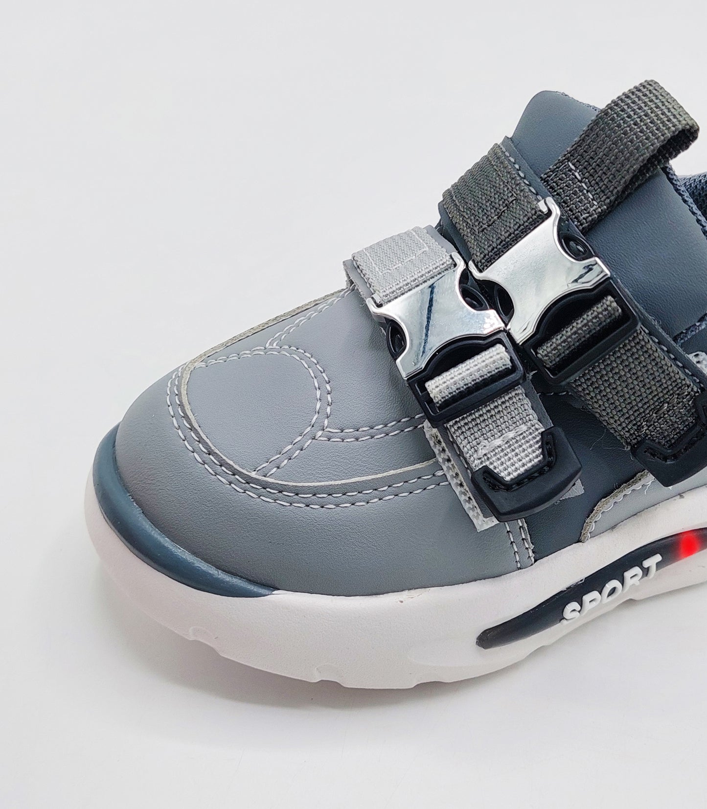 Lights in Sole Trendy Look Sneakers for Kids - LIO11(Gray)