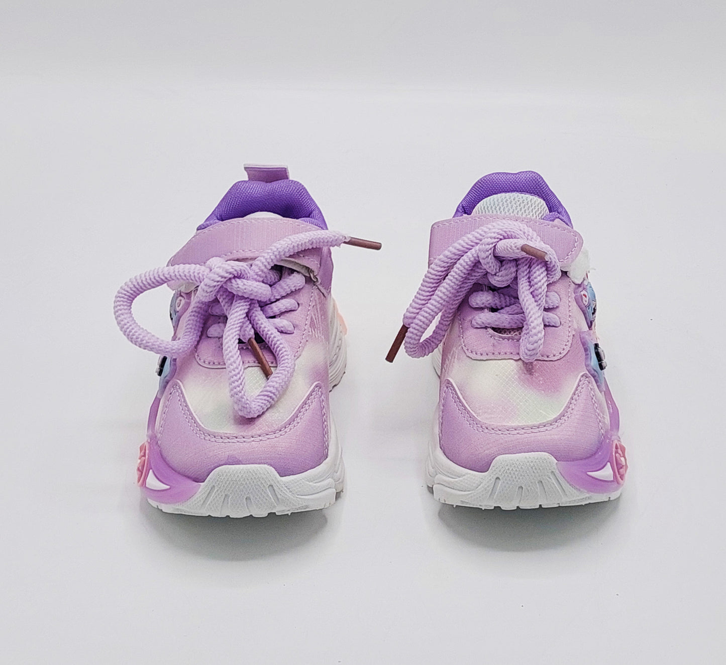 Light in Sole Trendy Look Sneakers for Kids - YB663 (Purple)