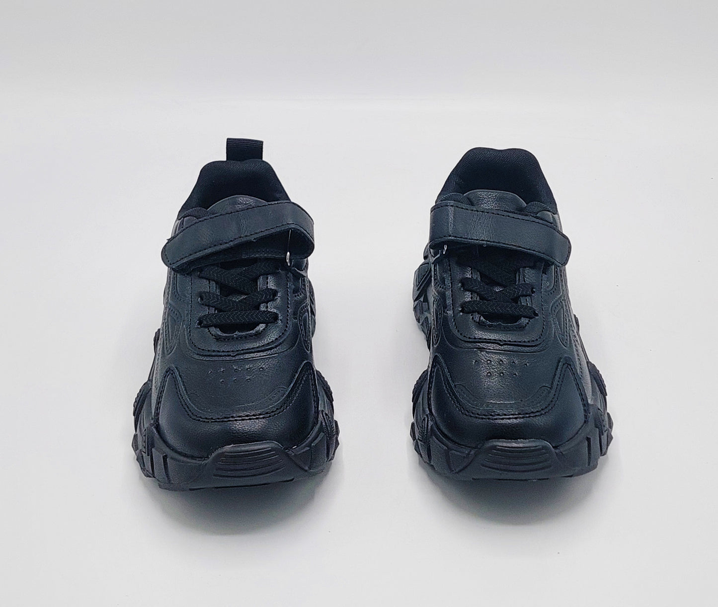 Premium Quality Soft Sole Black Sneakers for Kids - YB661