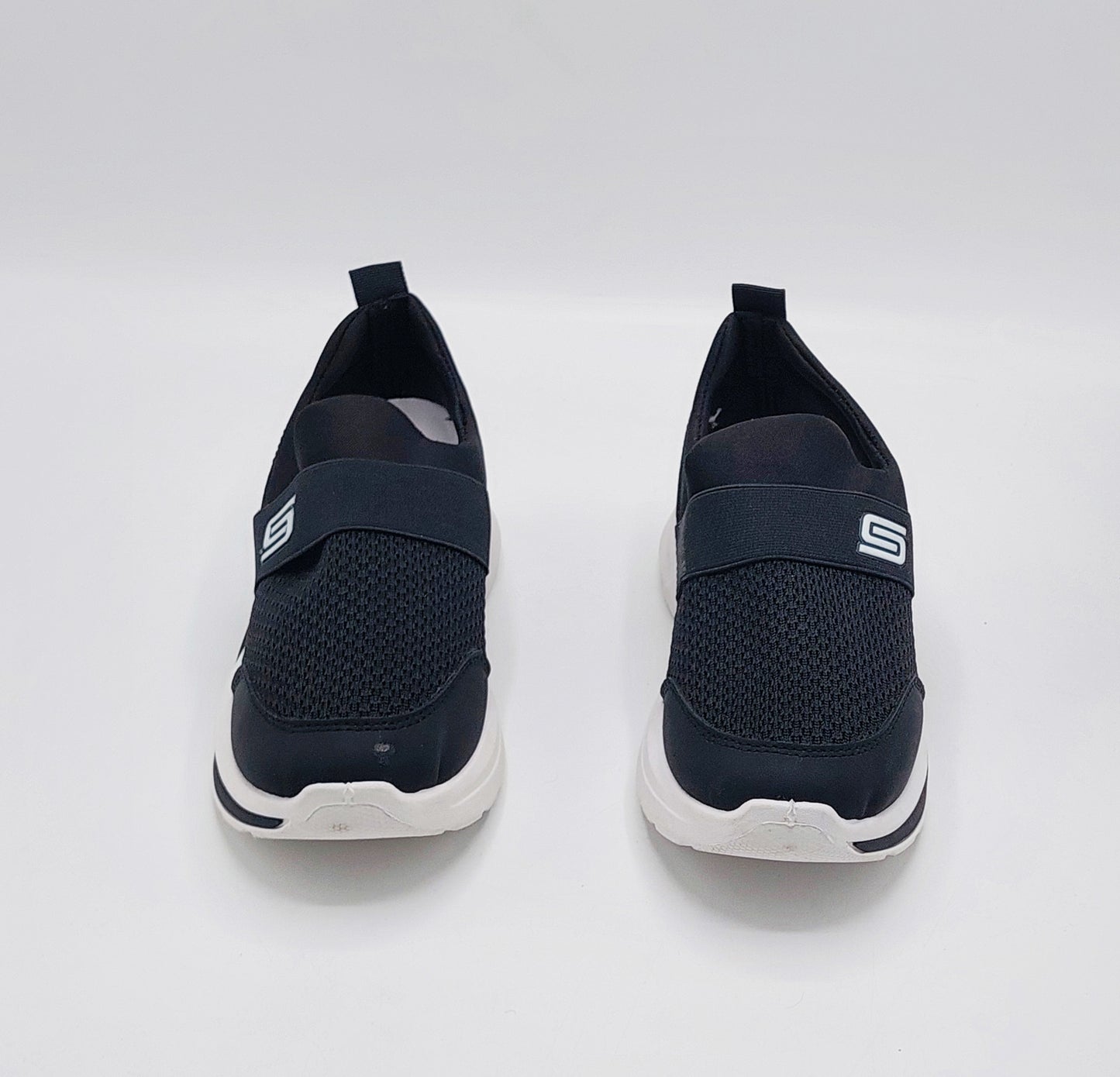 Premium Quality Soft Comfortable Sketchers Shoes for Men & Women - MSR4 (Black)