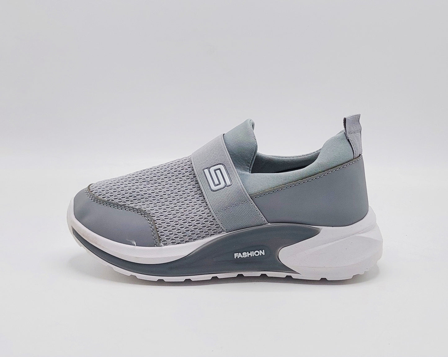 Premium Quality Soft Comfortable Sketchers Shoes for Men & Women - MSR4 (Gray)