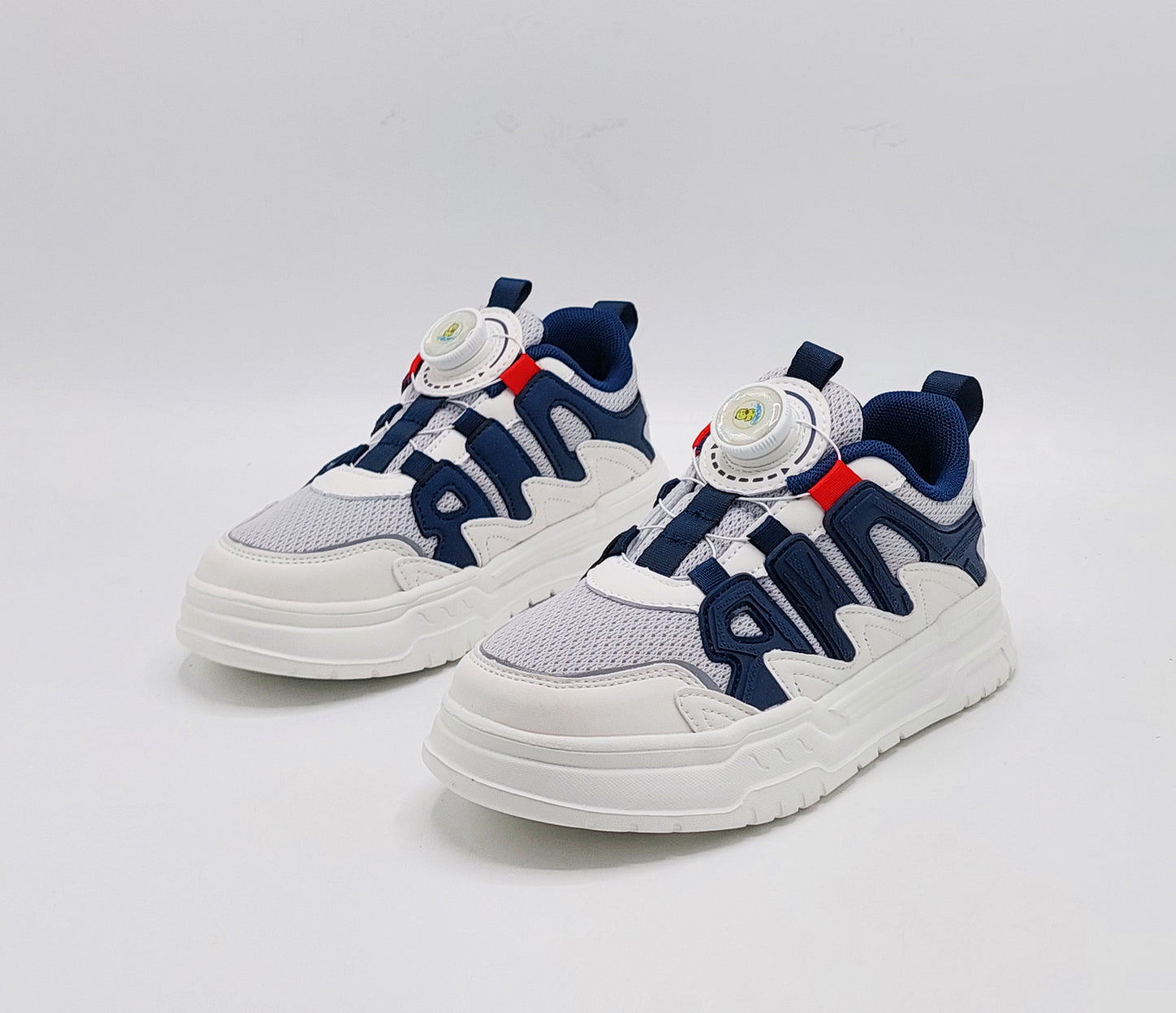 Premium Quality Light-Weight Autolace Sneakers for Kids - W63852 (Blue)