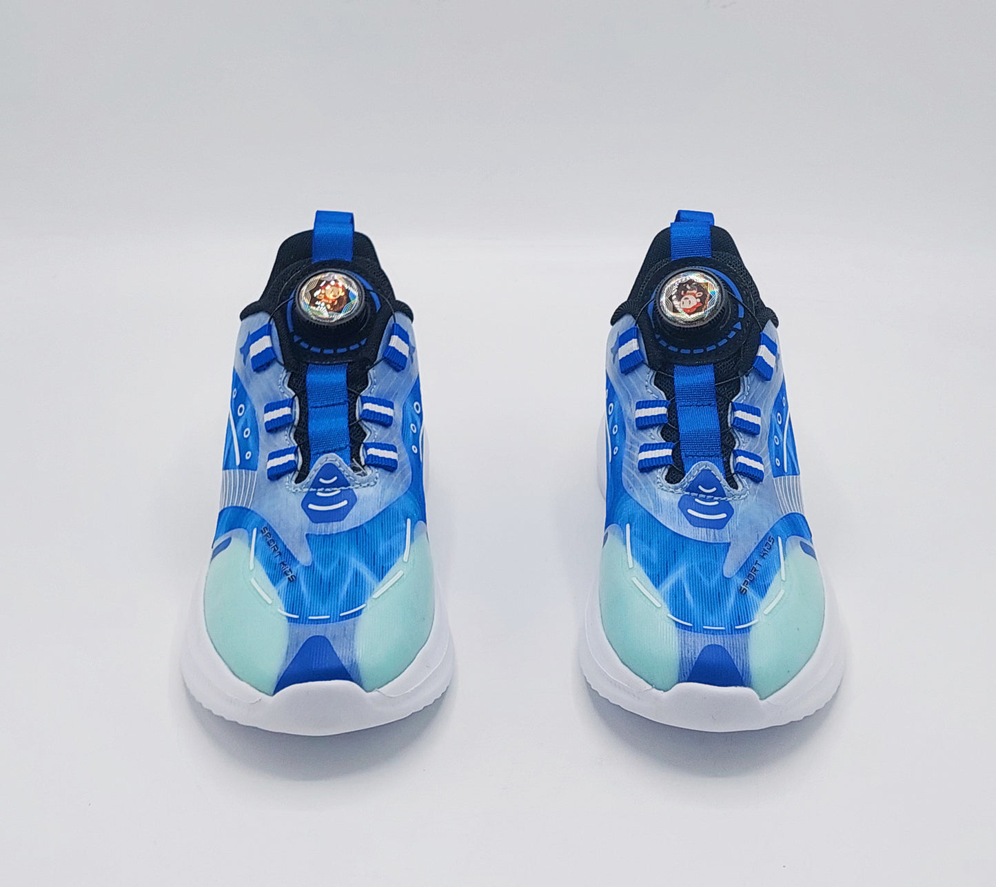 Premium Quality Light-Weight Autolace Sneakers for Kids - W63606 (Blue)