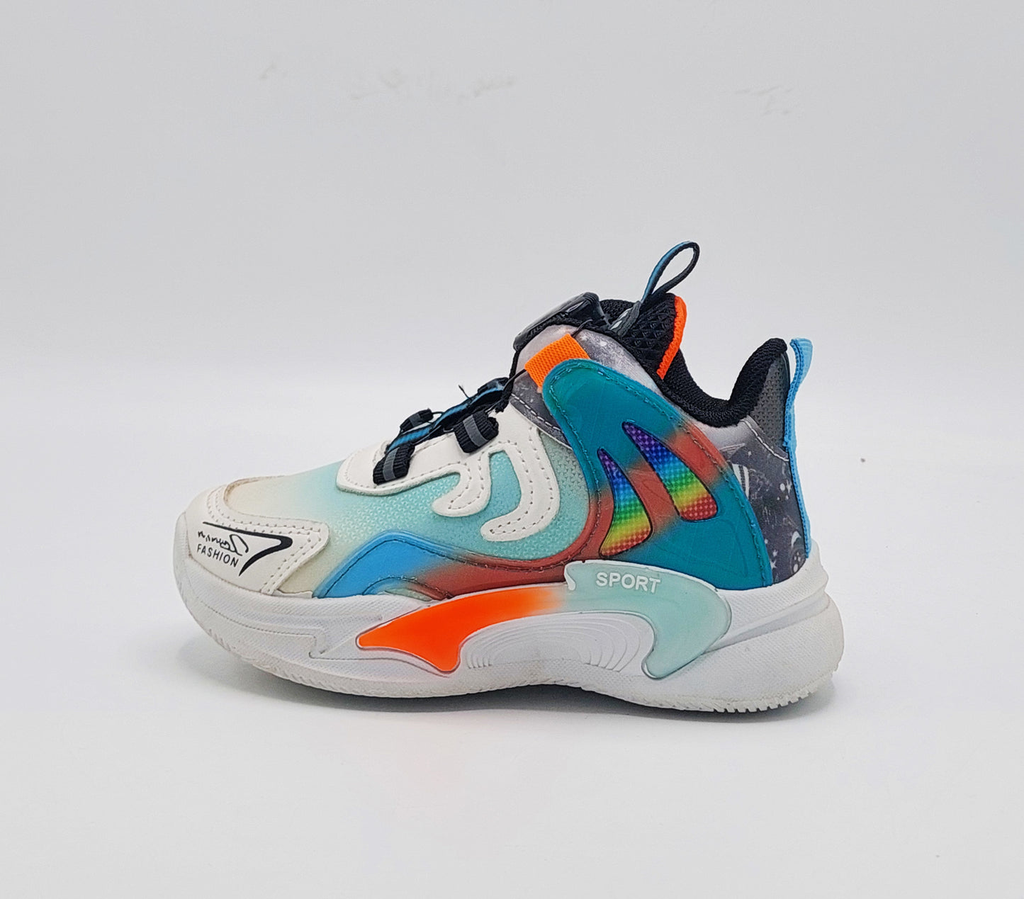 Premium Quality Autolcae Design Sneakers for Kids - PA518 (Sky Blue)