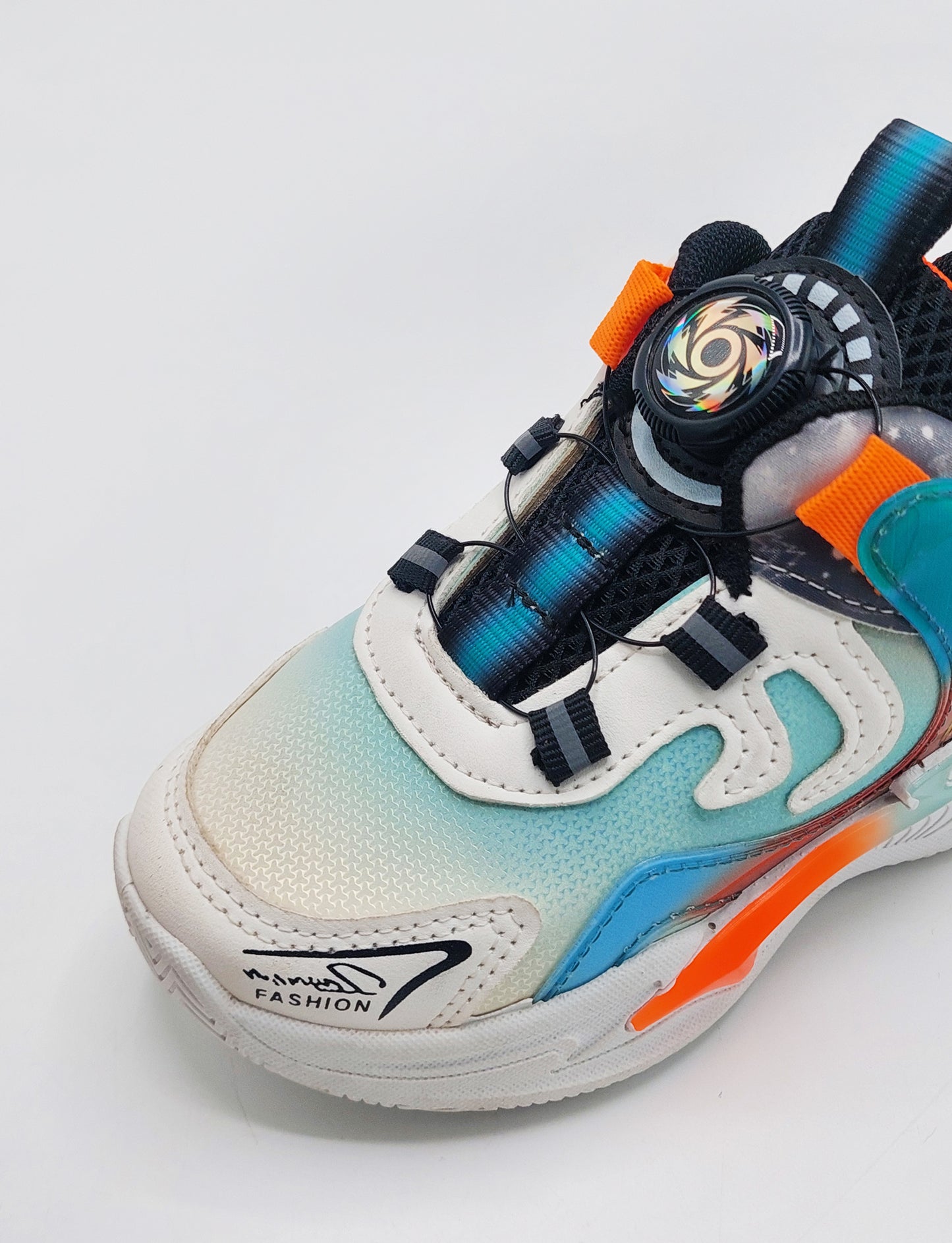 Premium Quality Autolcae Design Sneakers for Kids - PA518 (Sky Blue)