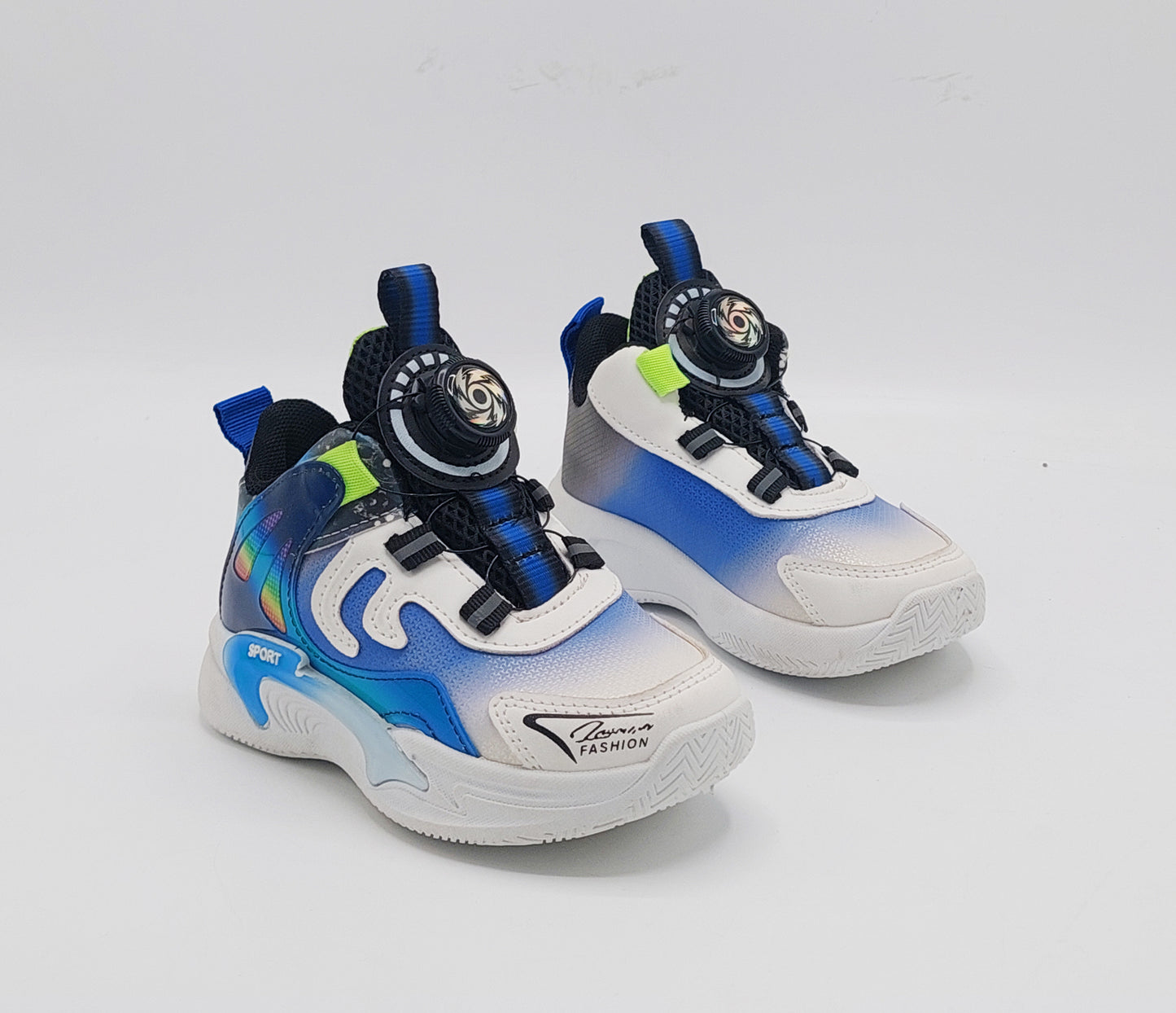 Premium Quality Autolcae Design Sneakers for Kids - PA518 (Blue)