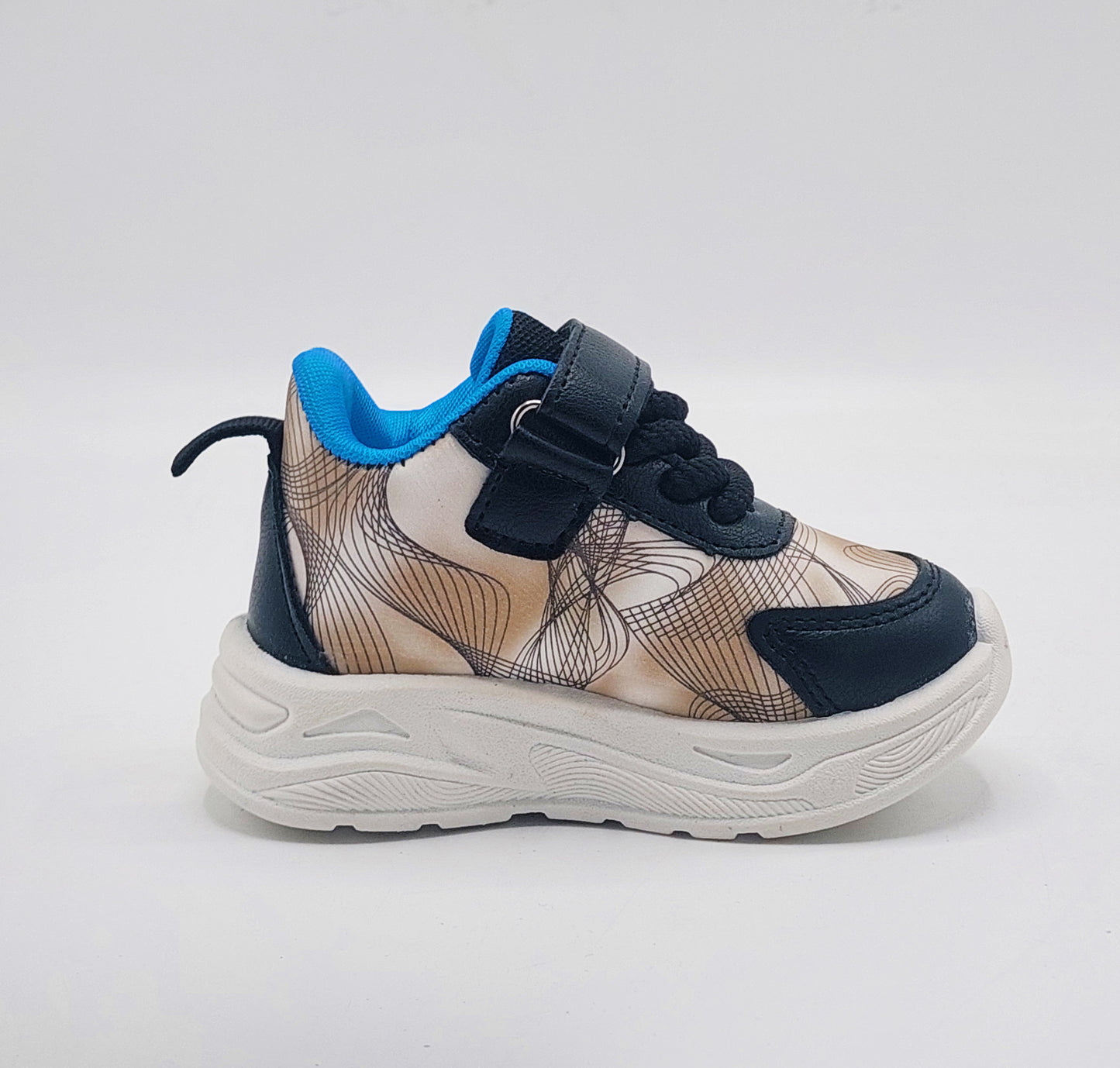 Lights In Sole Trendy Look Premium Quality Sneakers For Boys And Girls - YD5 (Beige)