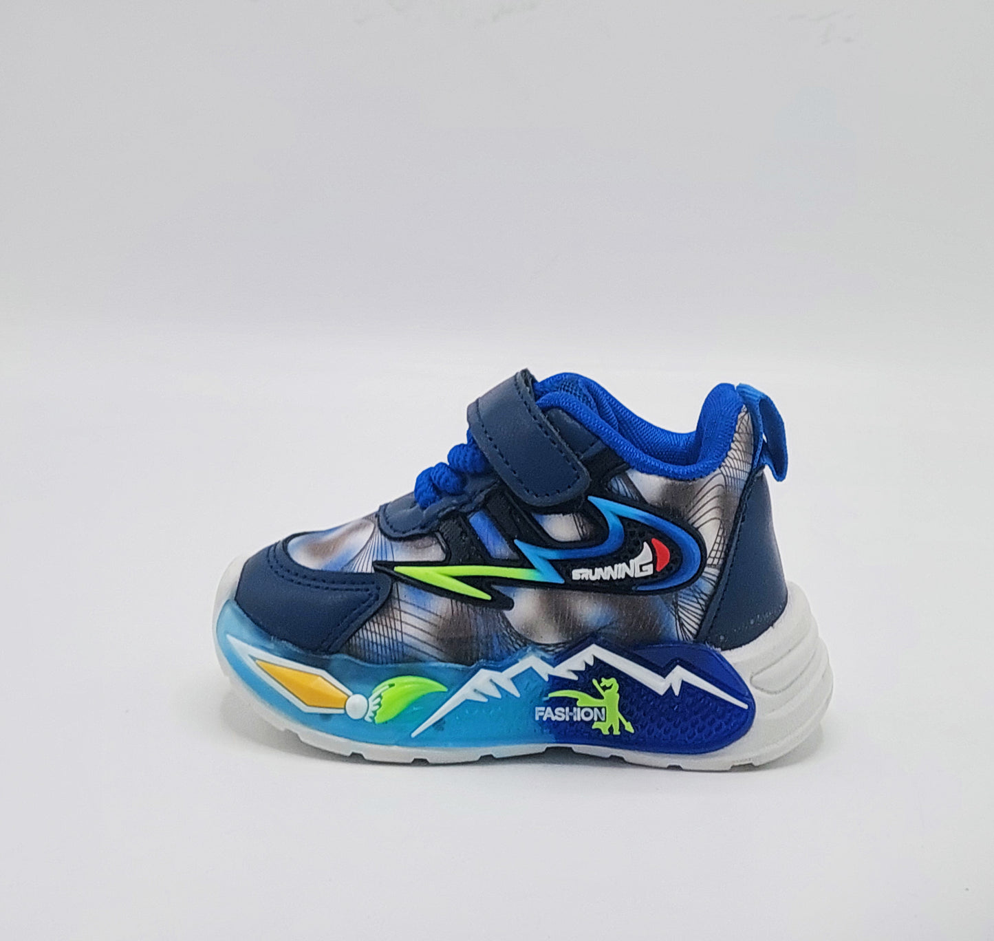 Lights In Sole Trendy Look Premium Quality Sneakers For Boys And Girls - YD5 (Blue)