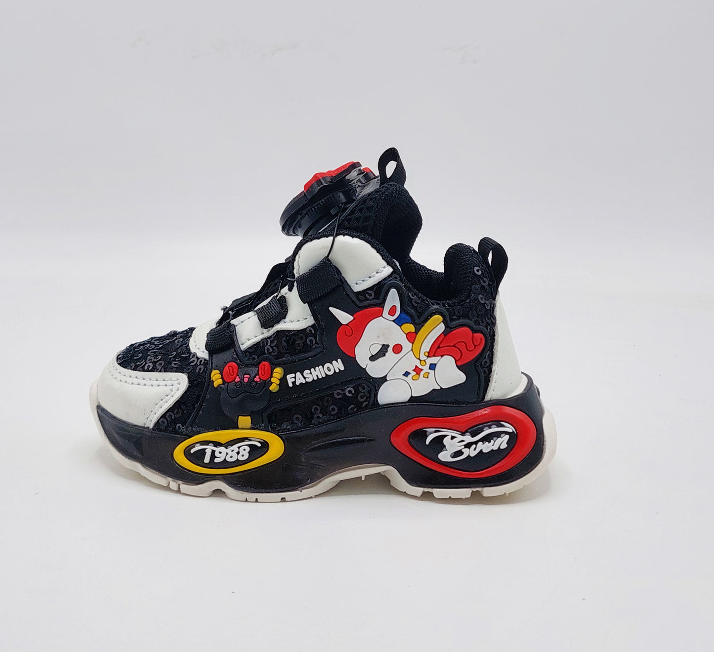 Soft Sole Trendy Look Cute Design With Autolace Sneakers For Girls Kid's - PA537