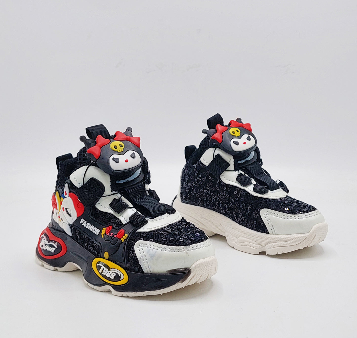 Soft Sole Trendy Look Cute Design With Autolace Sneakers For Girls Kid's - PA537