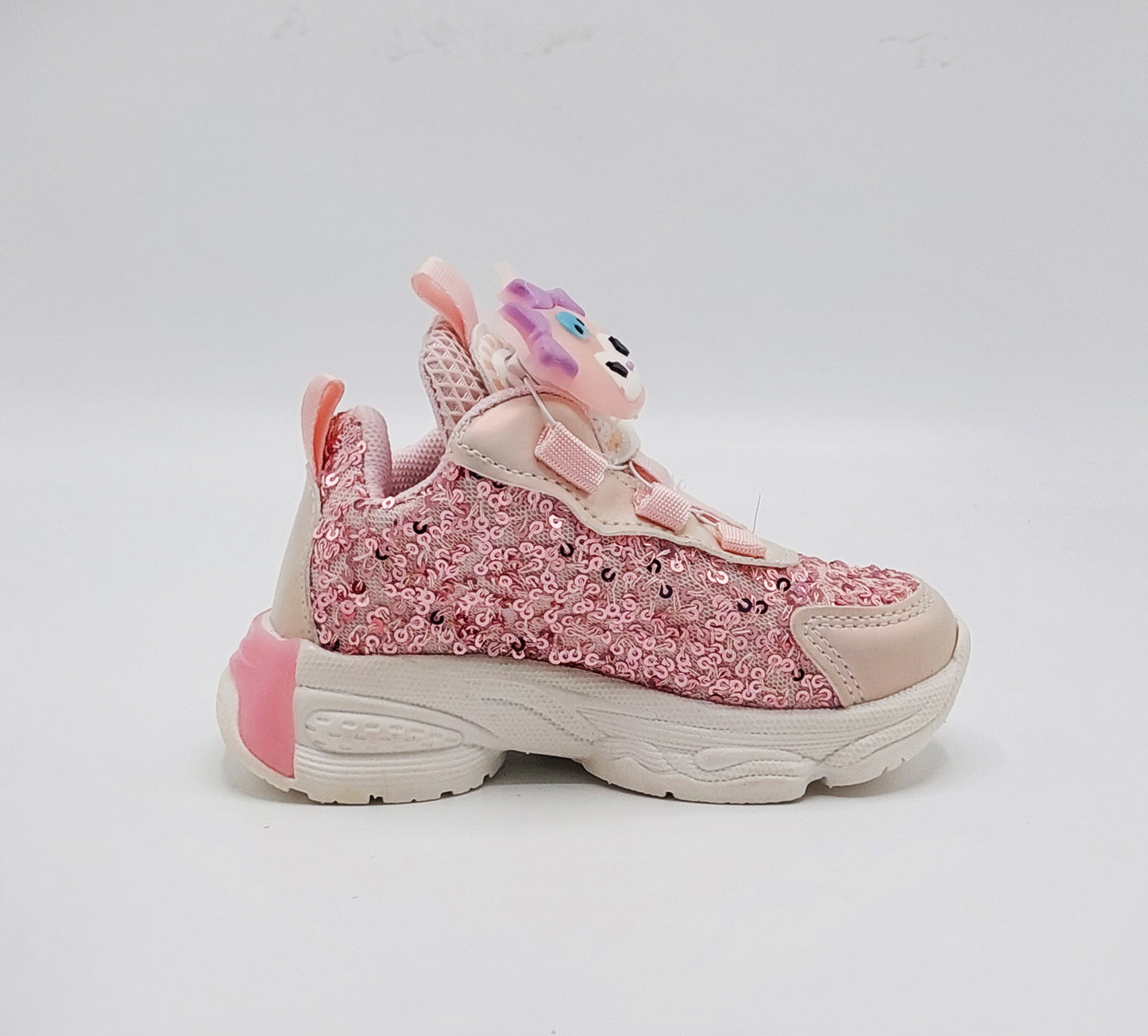 Soft Sole Trendy Look Cute Design With Autolace Sneakers For Girls Kid's - PA537