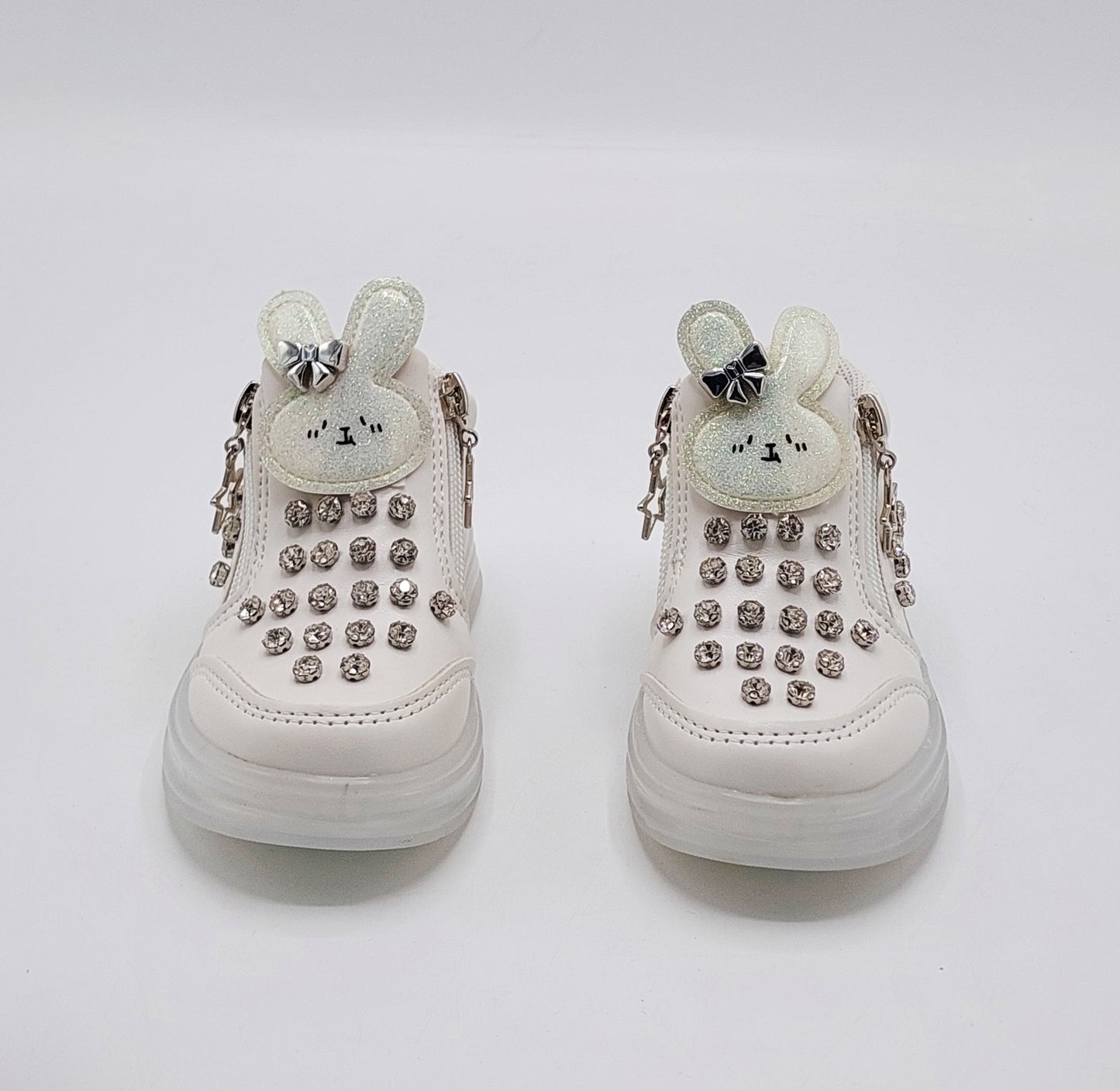 Kid's Beautiful Design Fancy Looking Shoes With Lights in Sole For Girls - ABB407