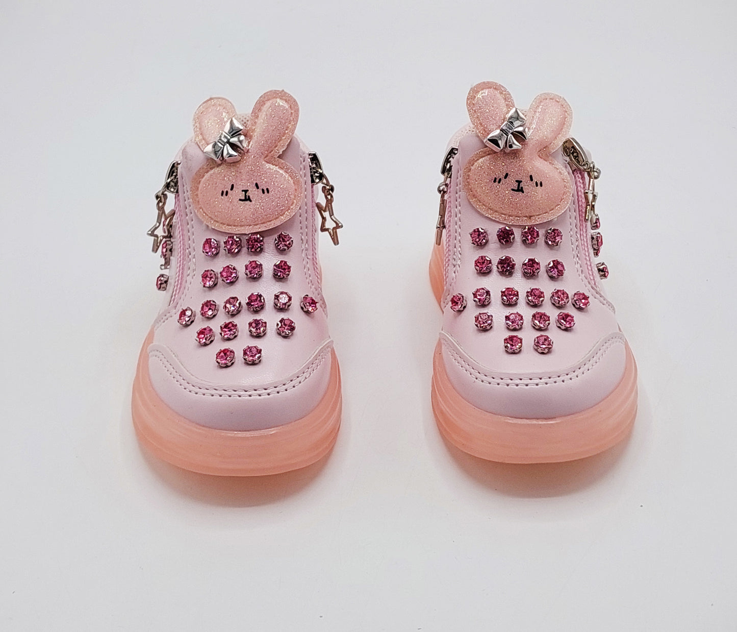 Kid's Beautiful Design Fancy Looking Shoes With Lights in Sole For Girls - ABB407