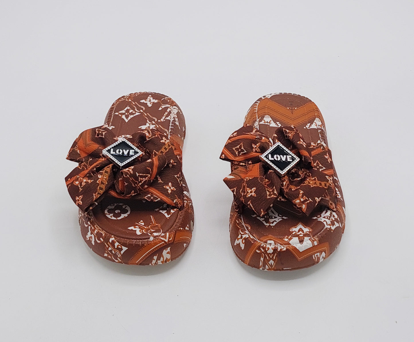 Girls Soft Comfy Softies Slippers for Kids - RO1 (Brown)