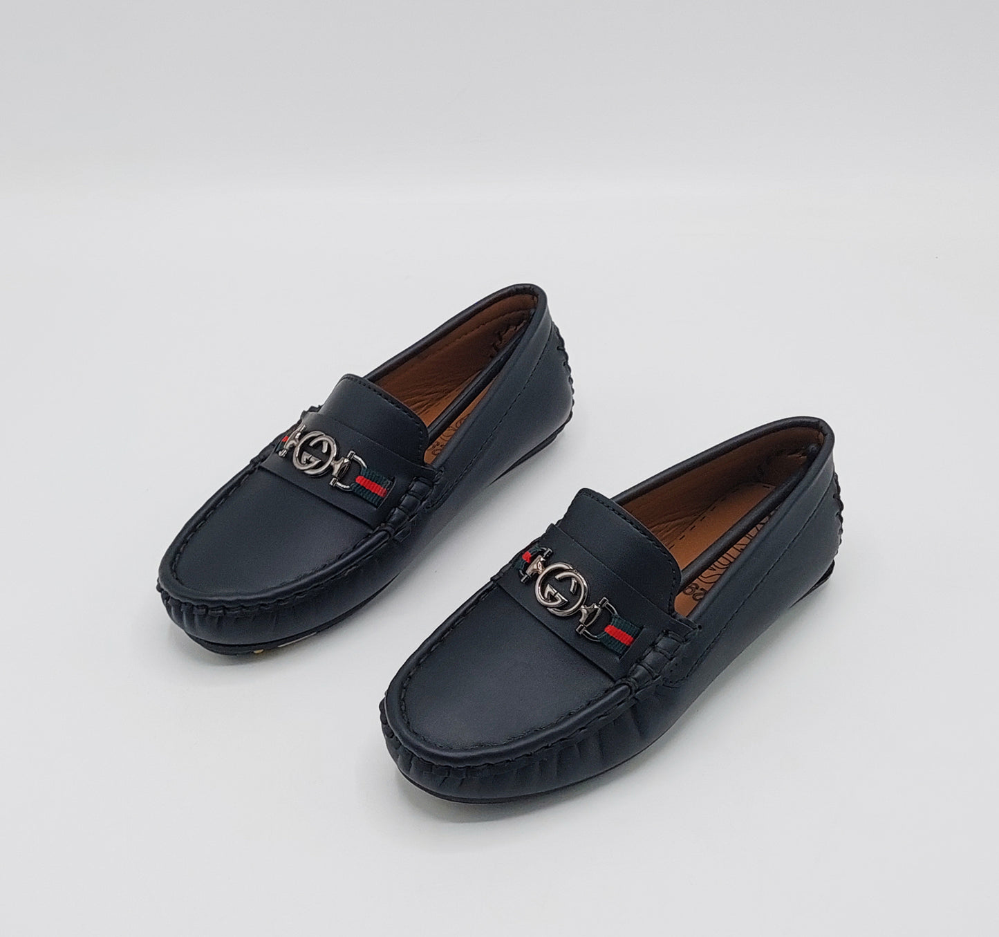 Premium Quality Classical Loafers for Kids - AHS2 (Black)