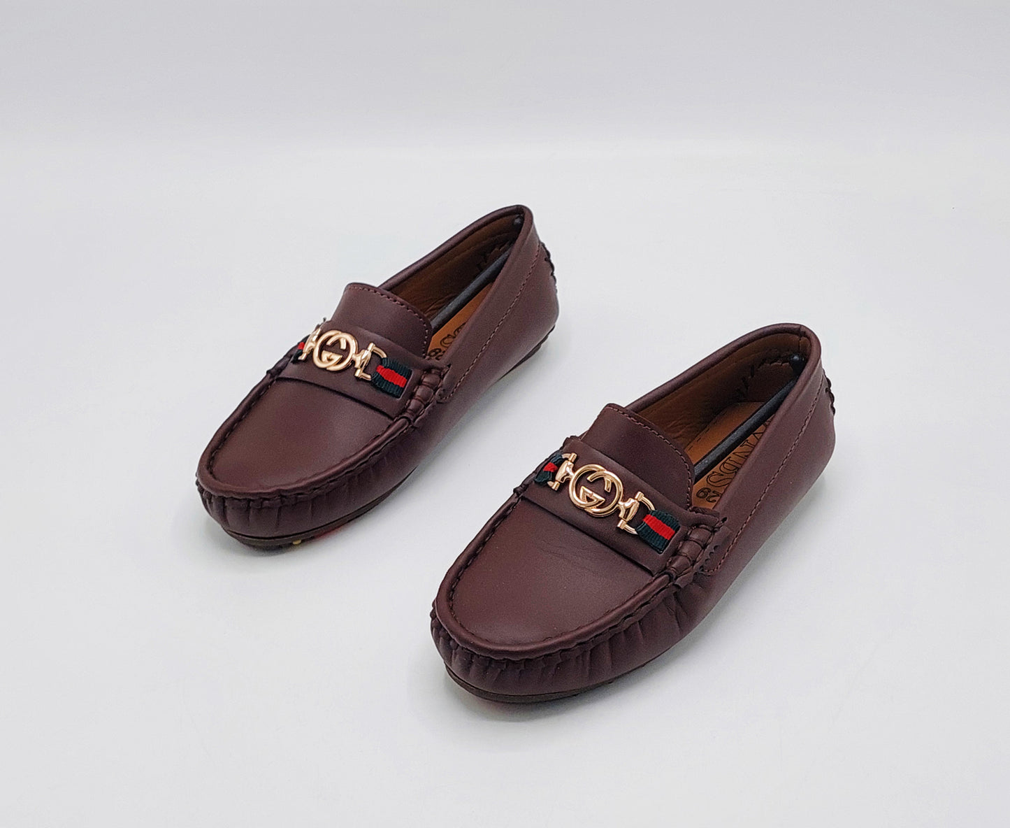 Premium Quality Classical Loafers for Kids - AHS2 (Brown)