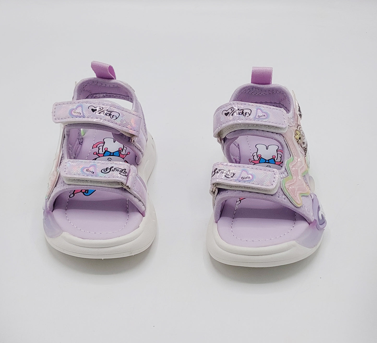 Lights in sole Cute Design Sandals for Kids Girls - D08