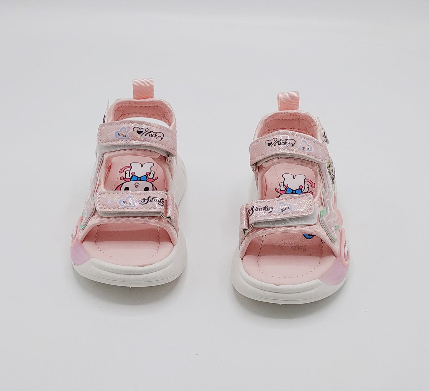 Lights in sole Cute Design Sandals for Kids Girls - D08