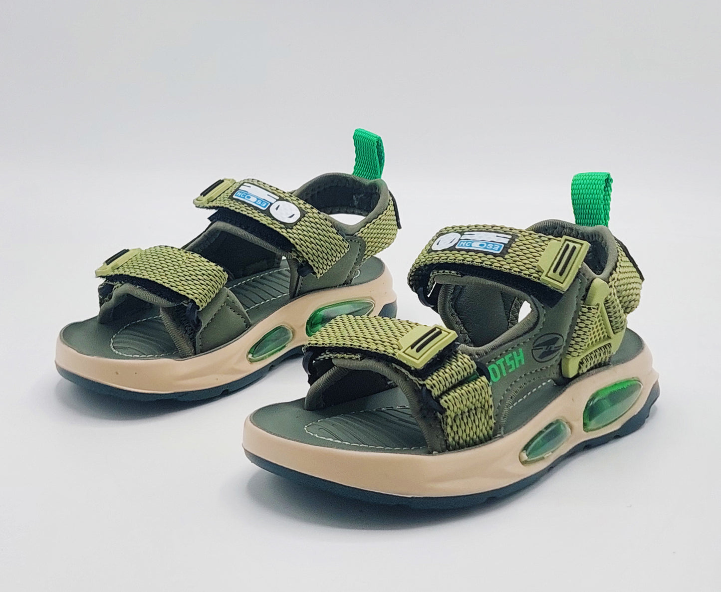 Premium Quality Imported Sandal's For KId's Boy's - NBT3 (Green)