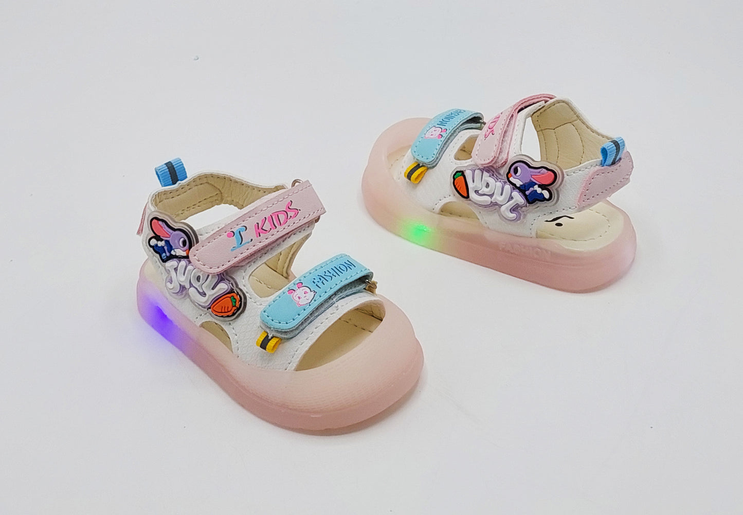 Lights in sole cute design sandals for kids - JSL-05