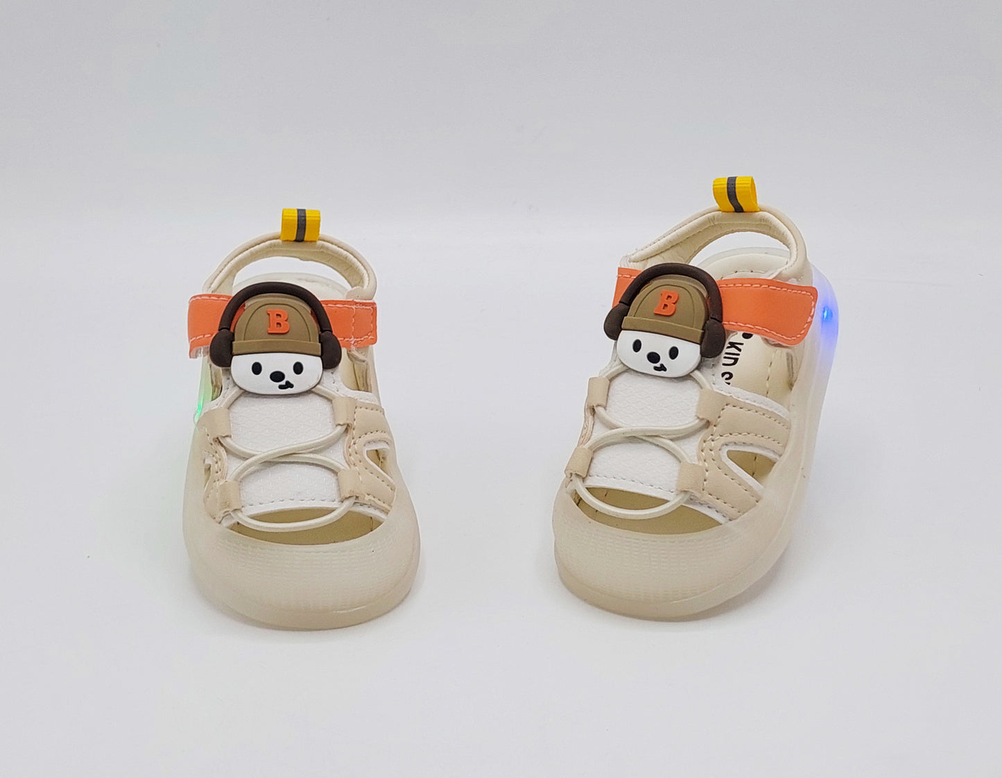 Lights in sole cute design sandals for kids - JSL01