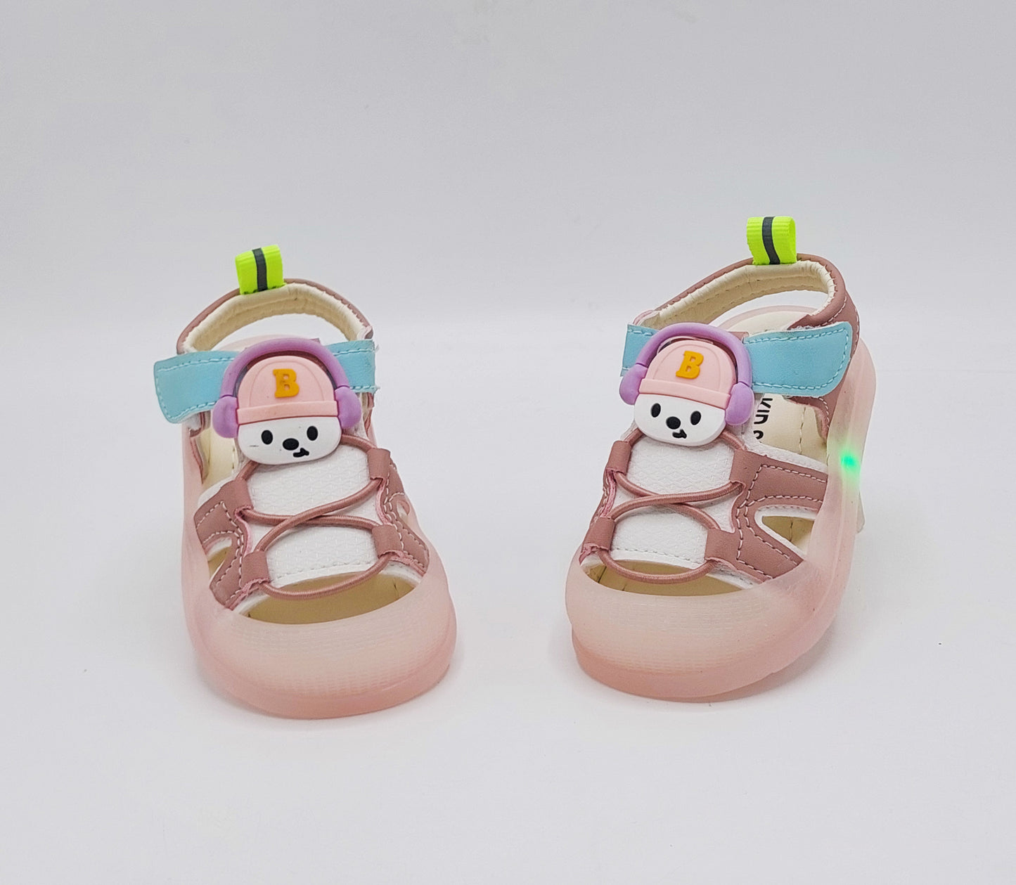 Lights in sole cute design sandals for kids - JSL01