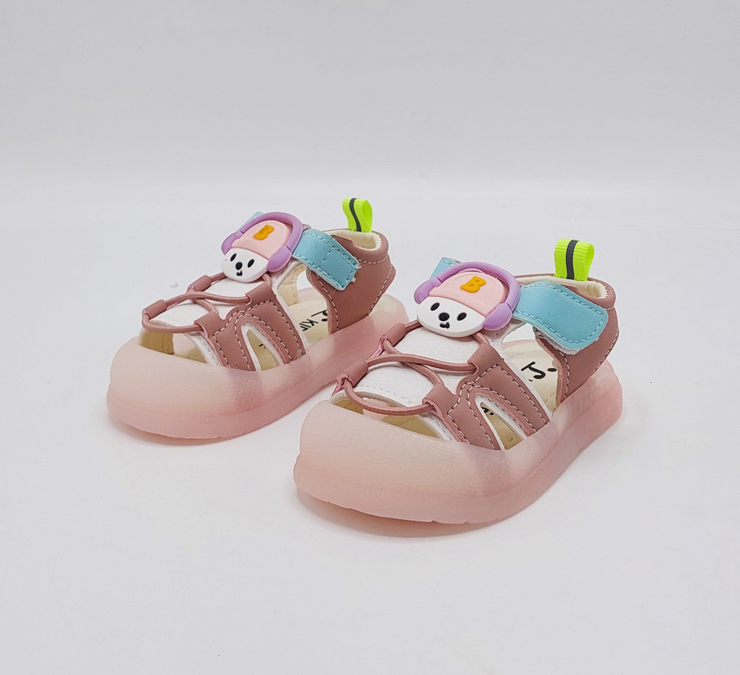 Lights in sole cute design sandals for kids - JSL01