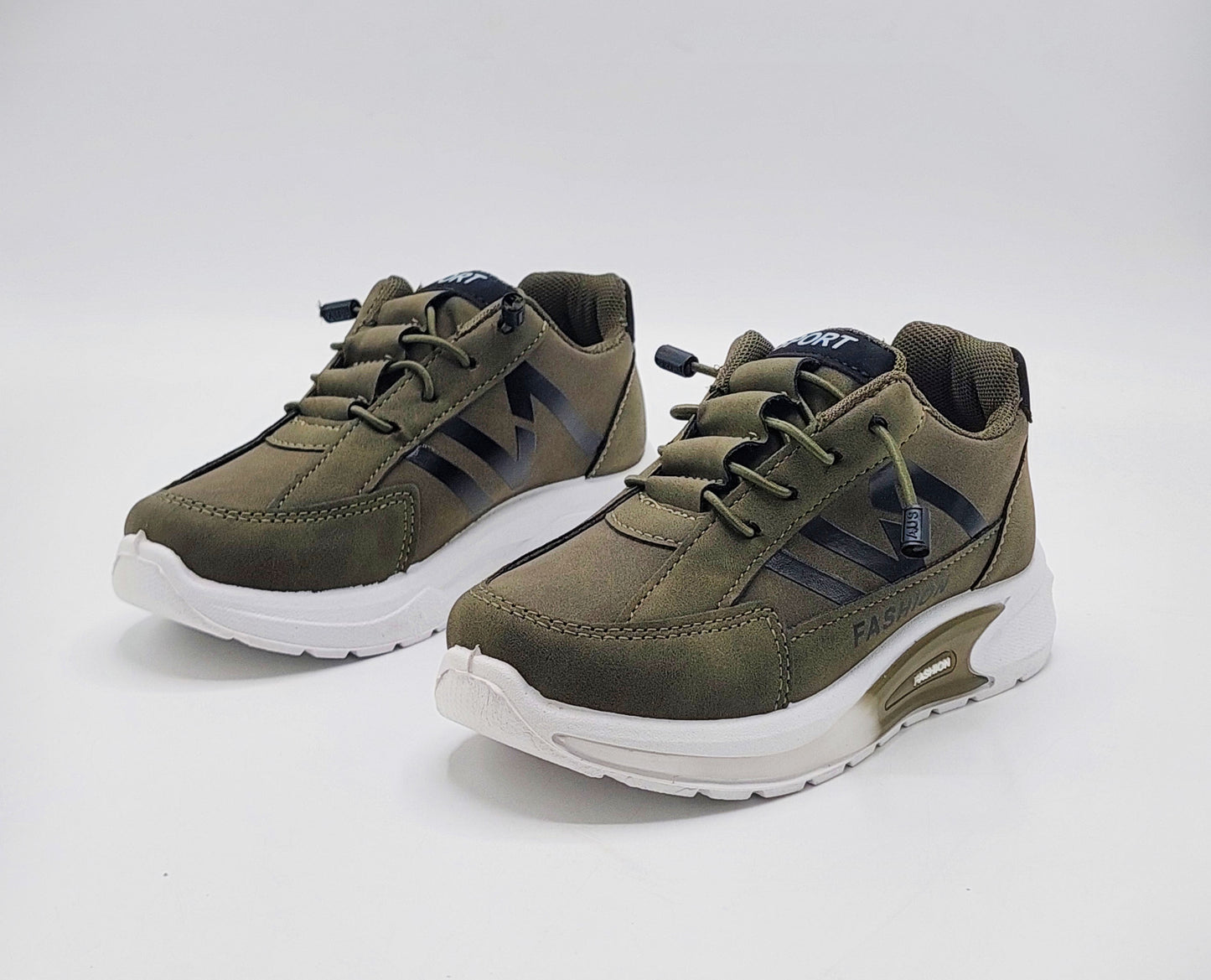 Premium Quality Trendy New Look Sneakers for Kids - K208 (Green)