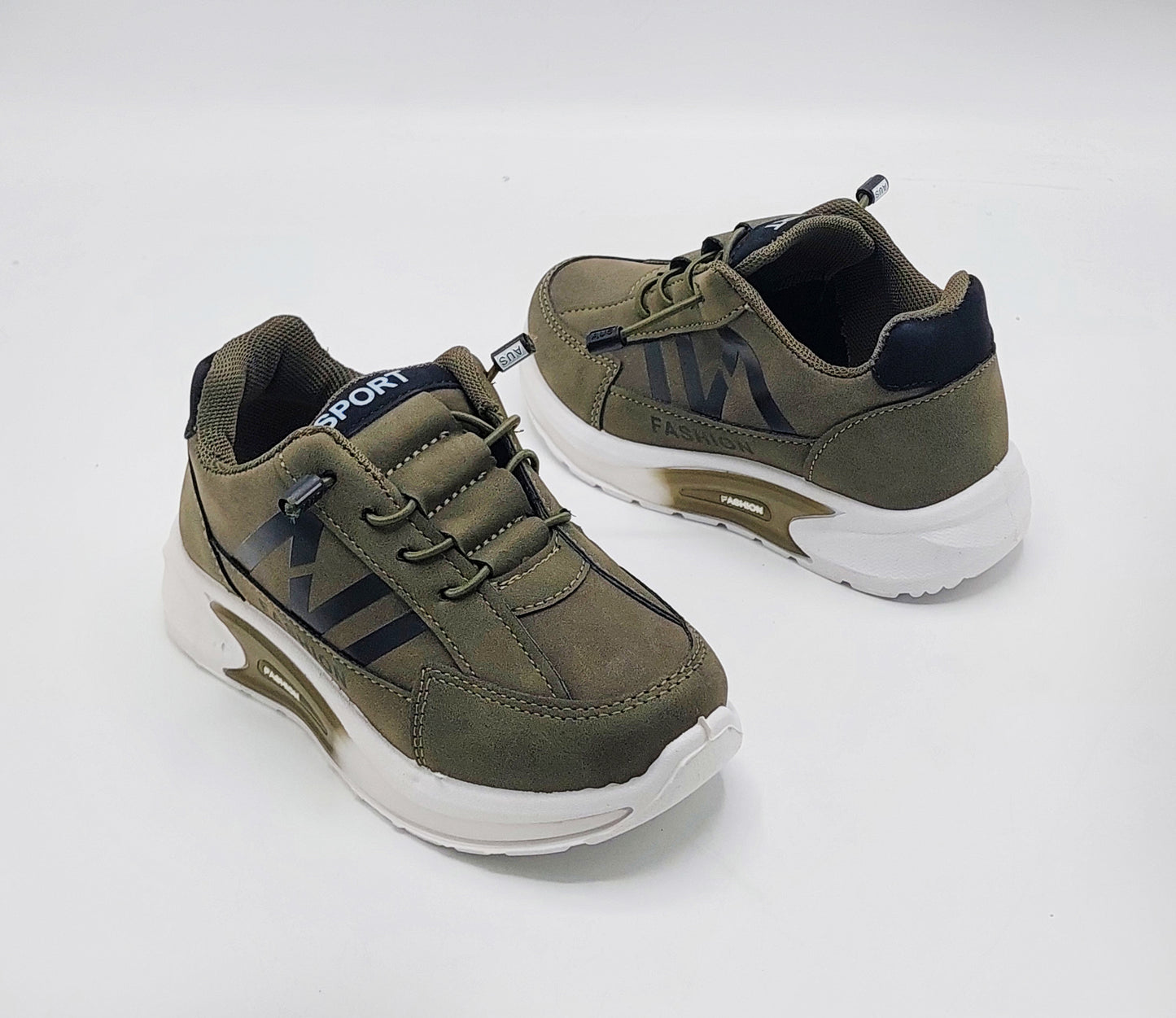 Premium Quality Trendy New Look Sneakers for Kids - K208 (Green)