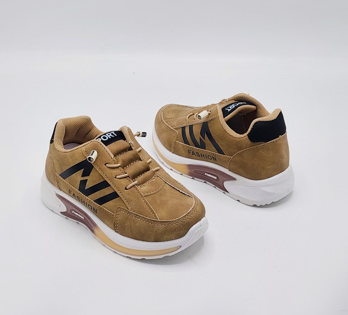 Premium Quality Trendy New Look Sneakers for Kids - K208 (Beige)