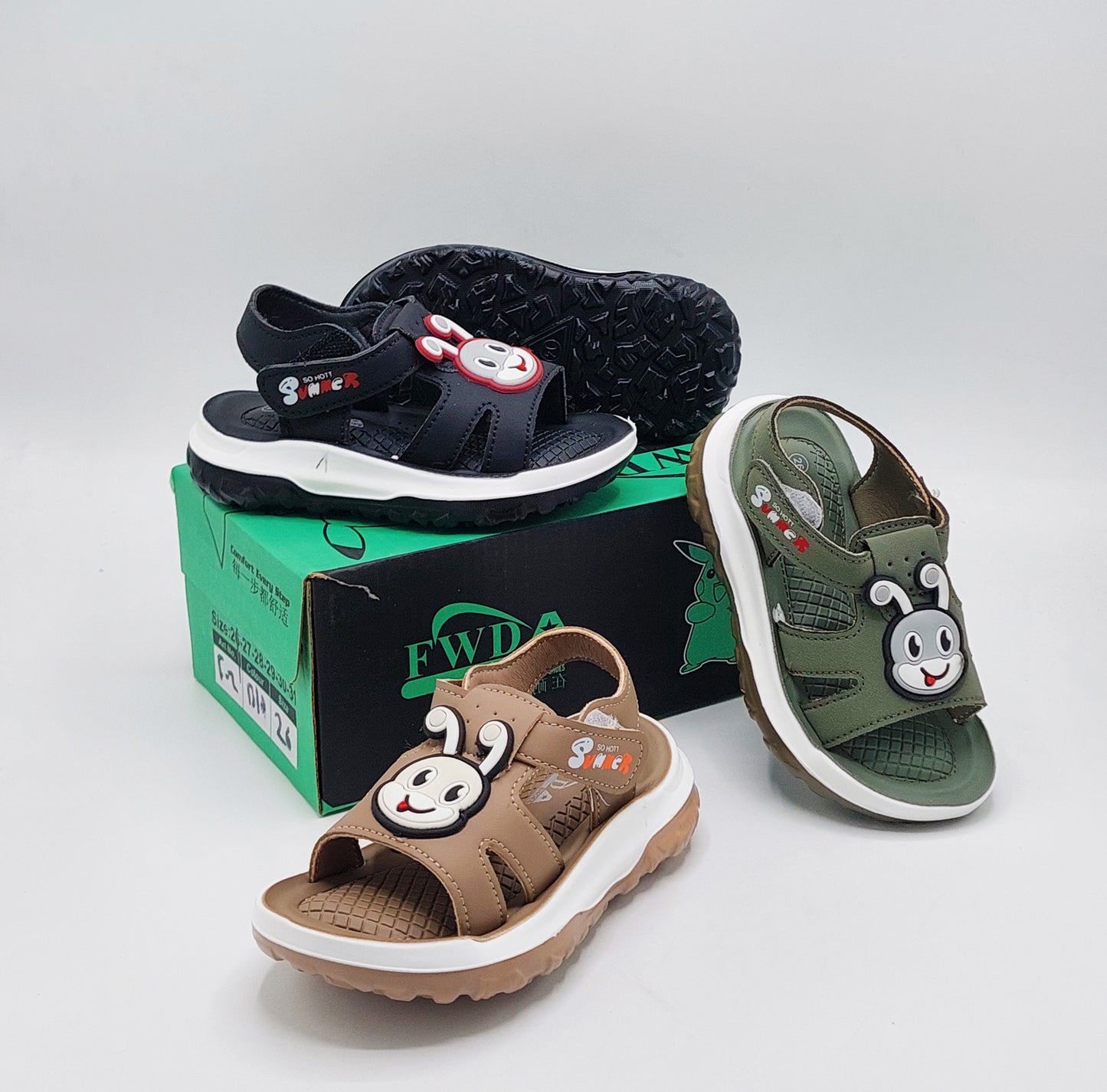 Soft Sole Cute Design Sandals for Kids - FZ3