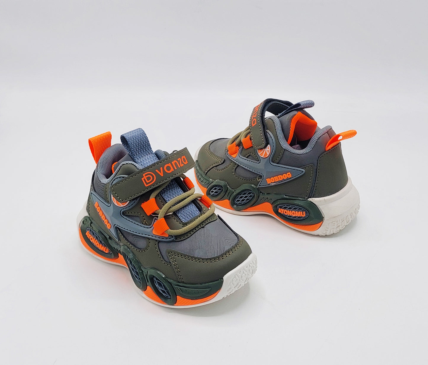 Premium Quality Trendy Look Sporty Sneakers for Kids - YOKO10 (Orange)