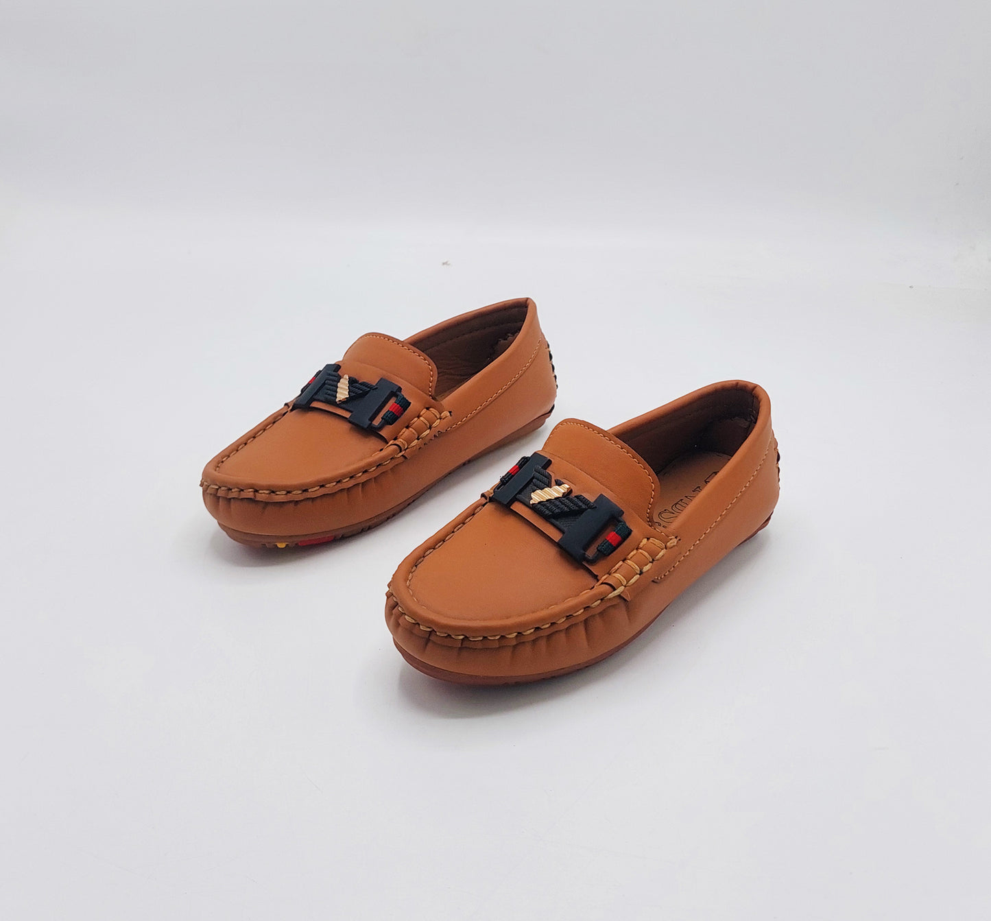Premium Quality Classical Loafers for Kids - A6 (Musturd)
