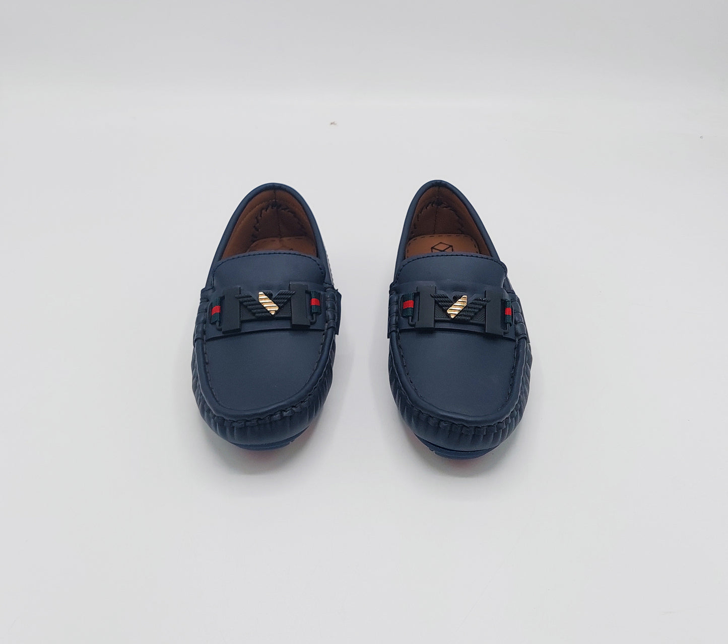 Premium Quality Classical Loafers for Kids - A6 (Blue)