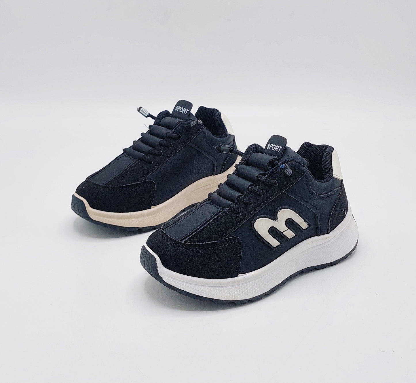 Premium Quality Sneakers For Boys - 83 (Black)