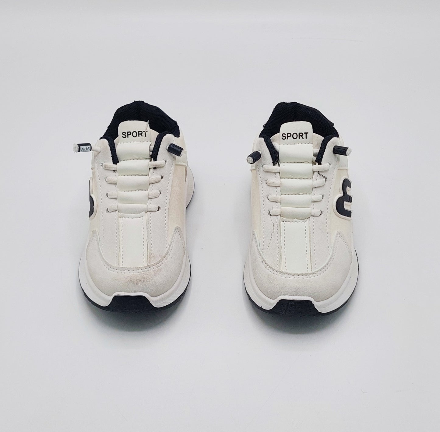 Premium Quality Sneakers For Boys - 83 (White)
