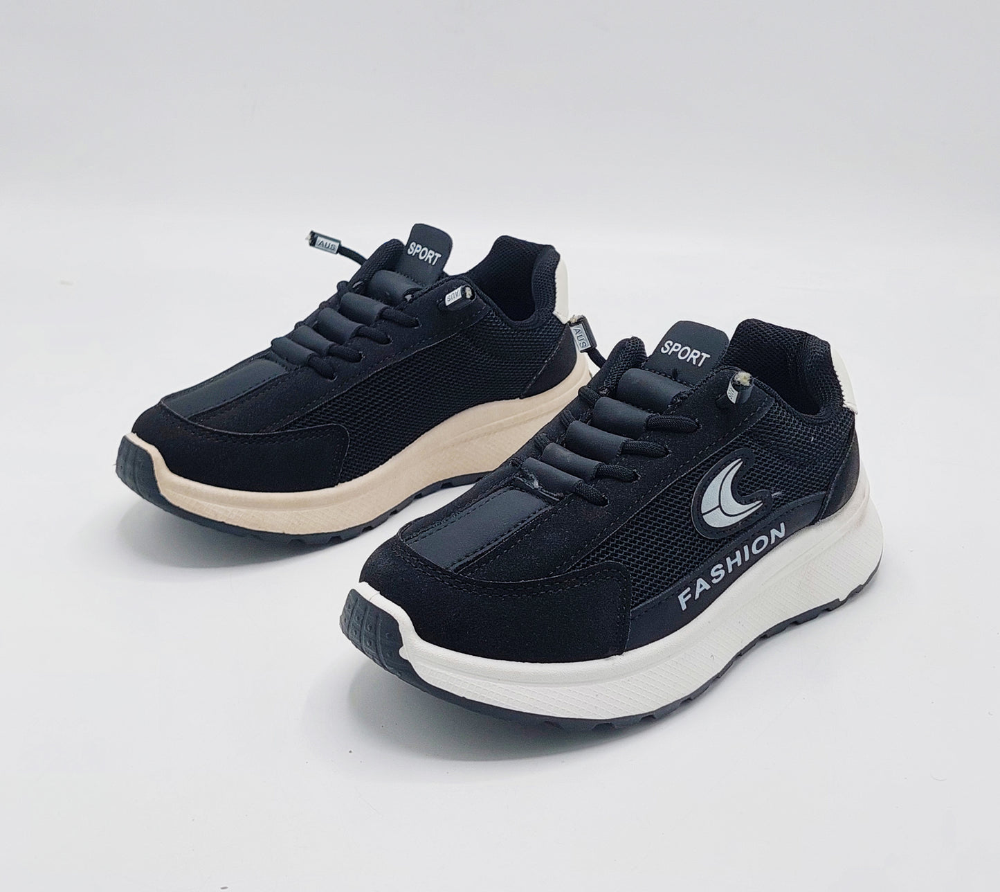 Premium Quality Sneakers For Boys - 89 (Black)