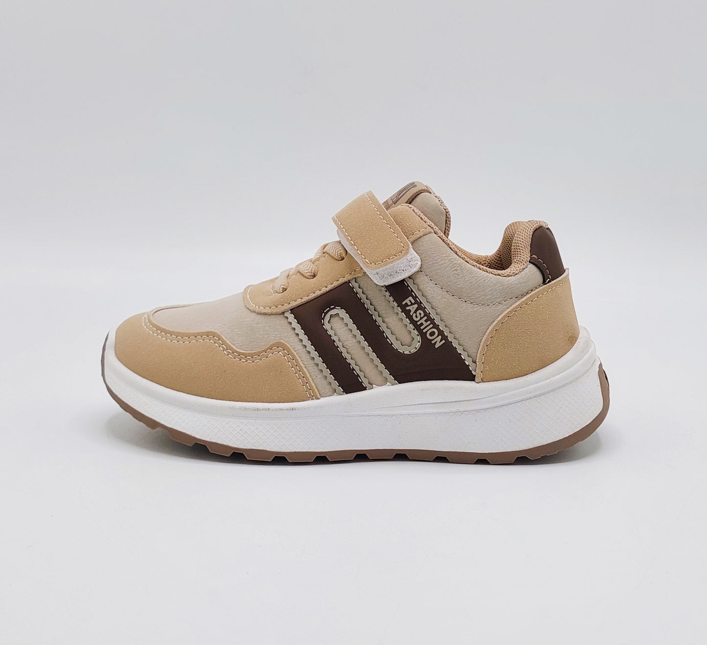 Premium Quality Sneakers For Boys - 811 (Beige)