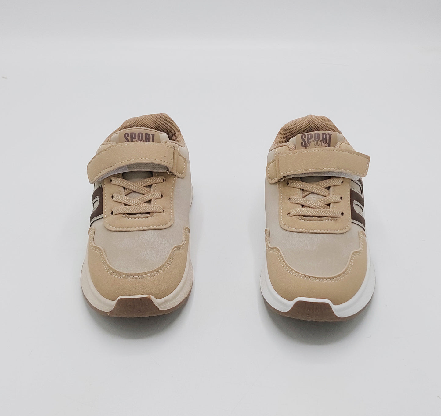 Premium Quality Sneakers For Boys - 811 (Beige)