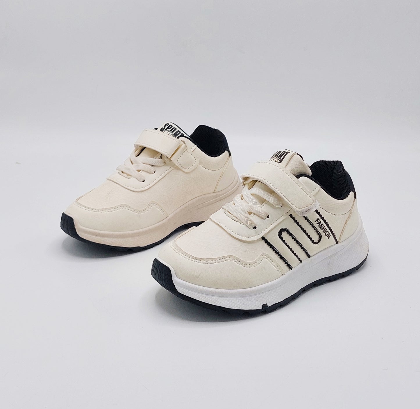 Premium Quality Sneakers For Boys - 811 (White)