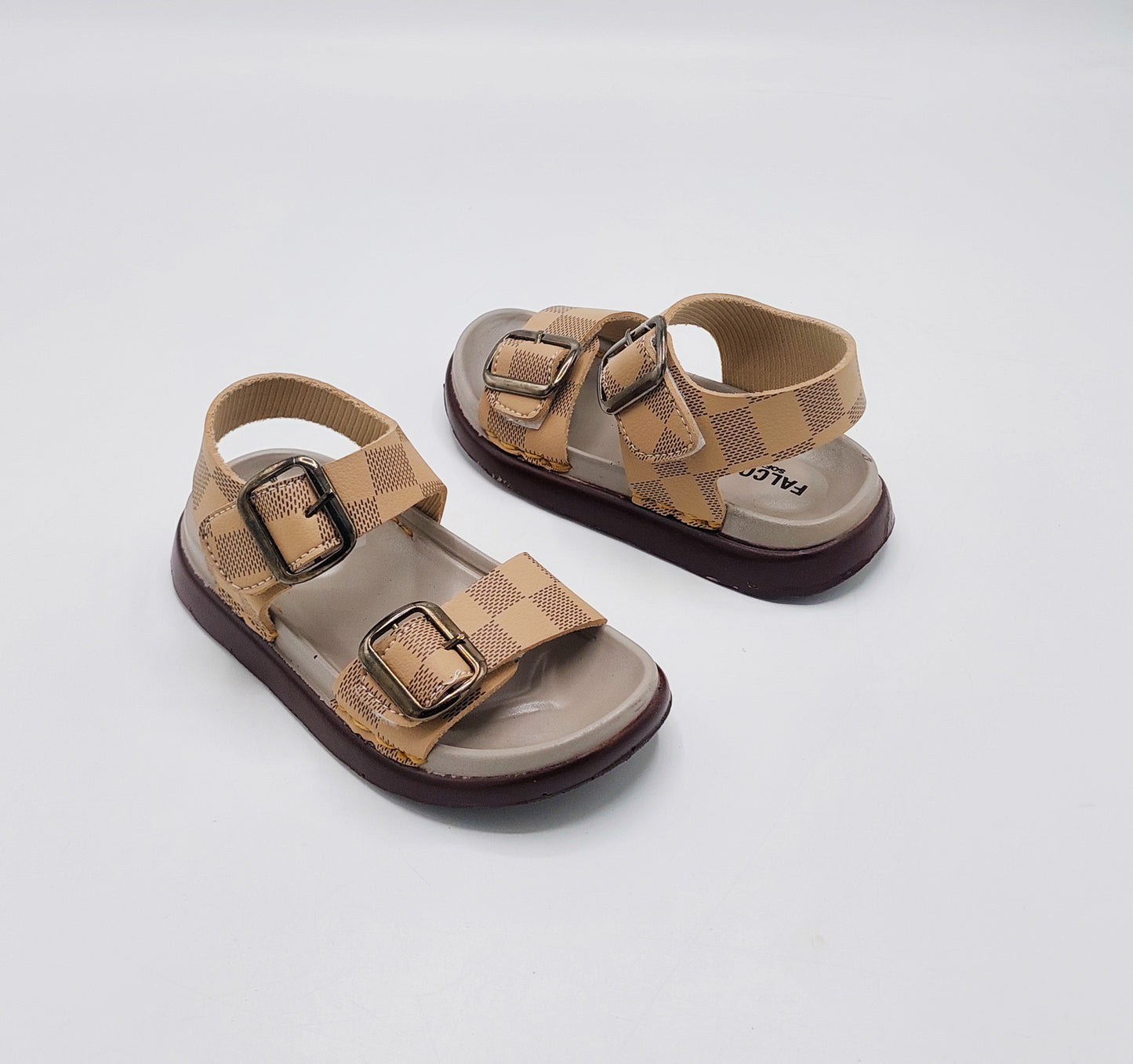 Clip Design Sandals for Boys - FA102 - (Beige)
