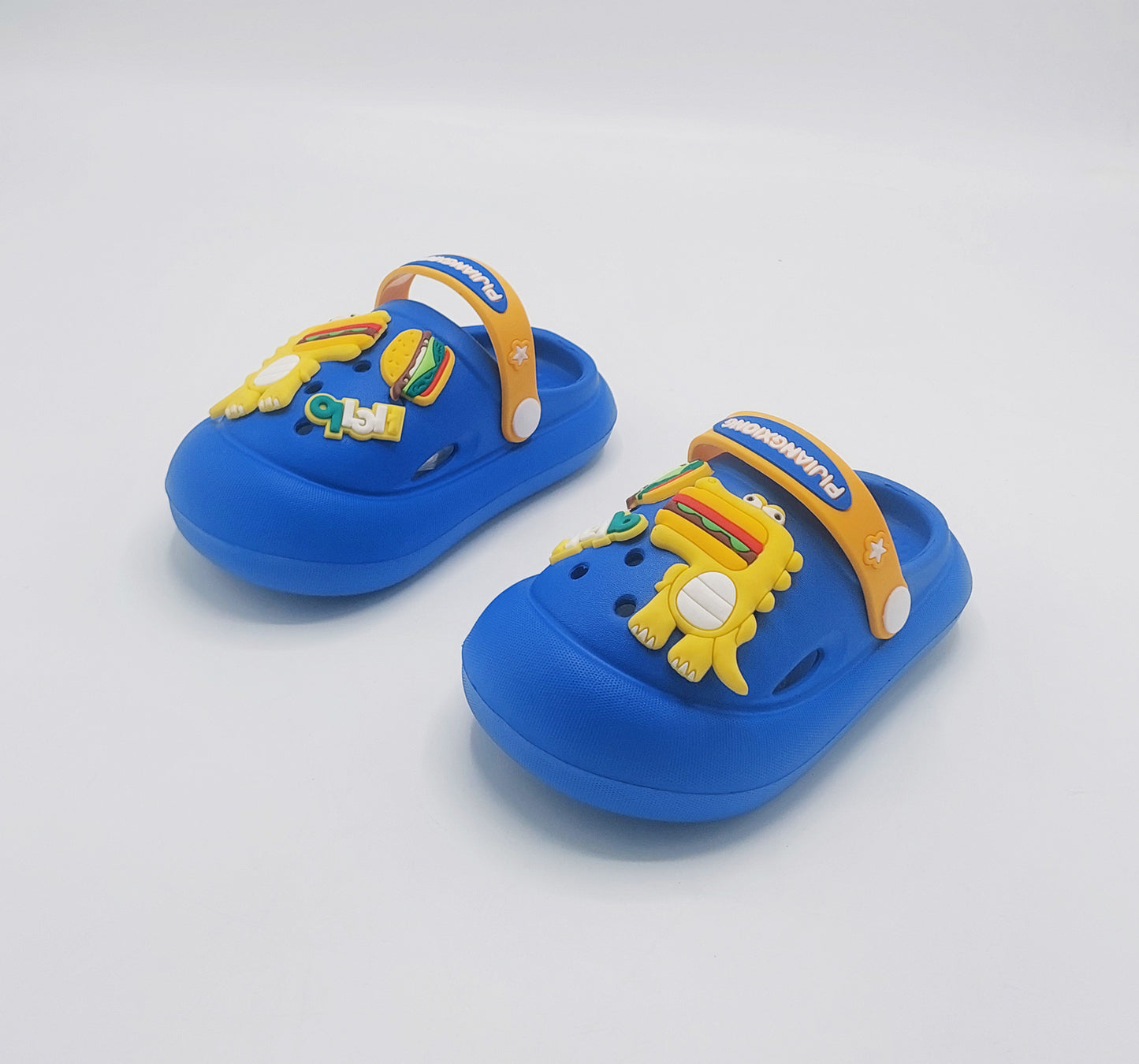 Dino Theme Crocs for Kids - DC (Blue)
